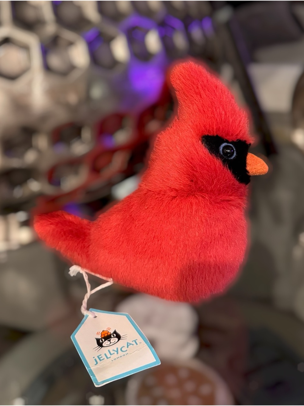 Retired Rare Jellycat Red Cardinal NWT - Picture 3 of 9